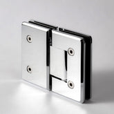 FORGE SHOWER HINGE BEVELLED GLASS TO GLASS 180 Degrees 10mm glass - Chrome
